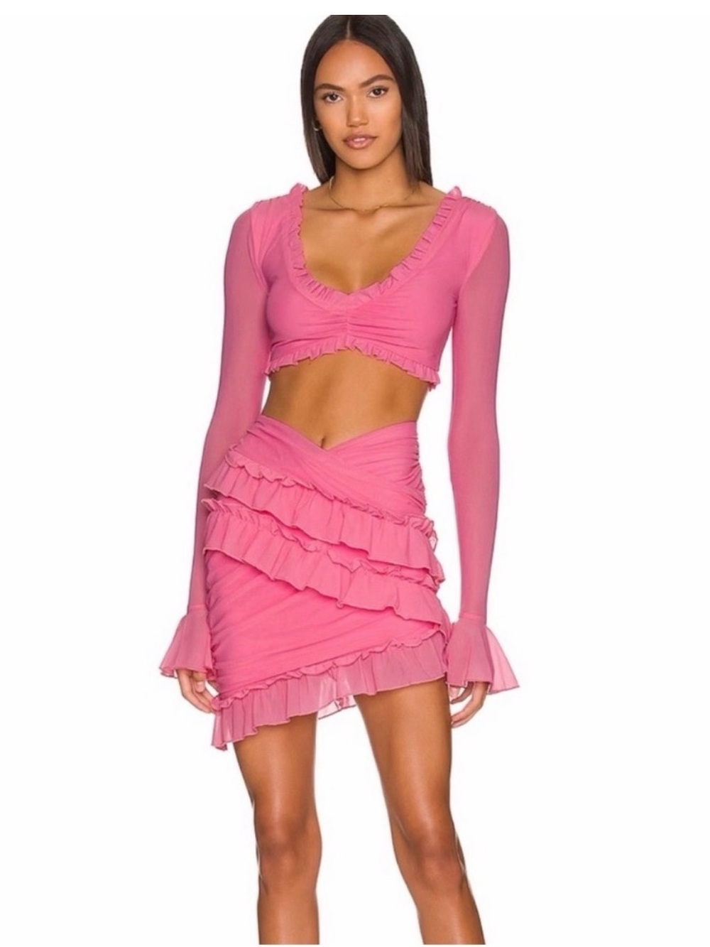 Majorelle Macey Top and Skirt Set in Bubblegum